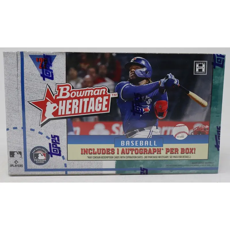 2022 Bowman Heritage Baseball Box (Hobby) (24/10)