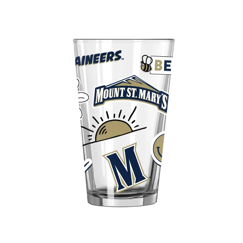Mount St. Marys University 16oz Native Pint Glass