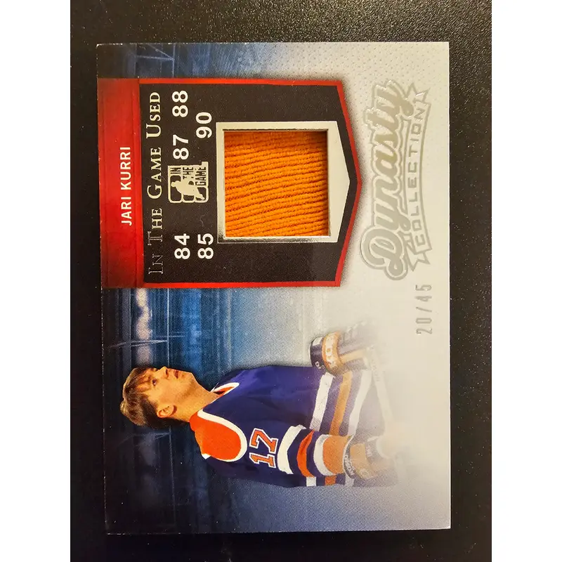 2014-15 In the Game Used - Dynasty Collection - Silver - Jari Kurri #DC-JK1 /45