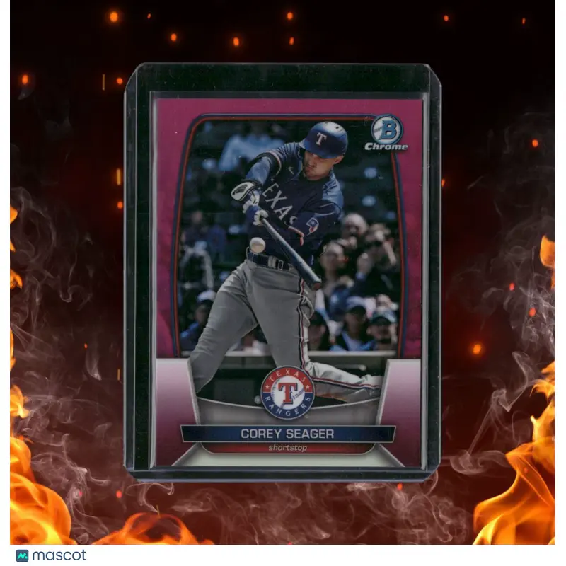 2023 Bowman Chrome Corey Seager Pink Refractor 120/299 #58