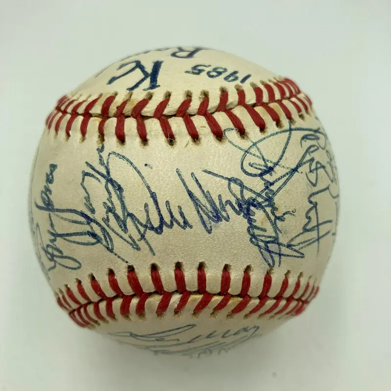 1985 Kansas City Royal World Series Champs Team Signed Baseball With JSA COA