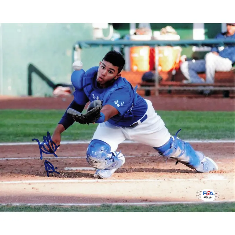 Keibert Ruiz signed 8x10 photo PSA/DNA Autographed Washington Nationals