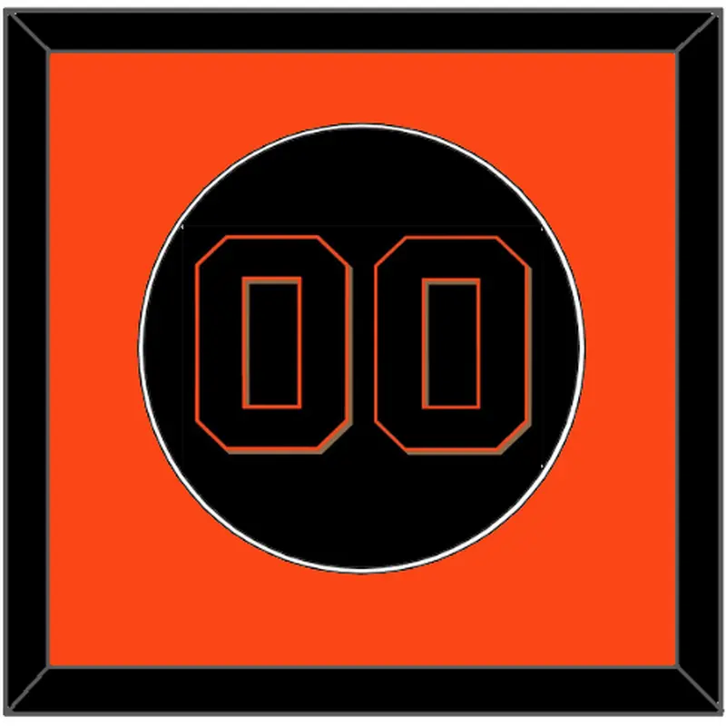 San Francisco Number - Alternate Black (2001-2002) - Single Mat 2