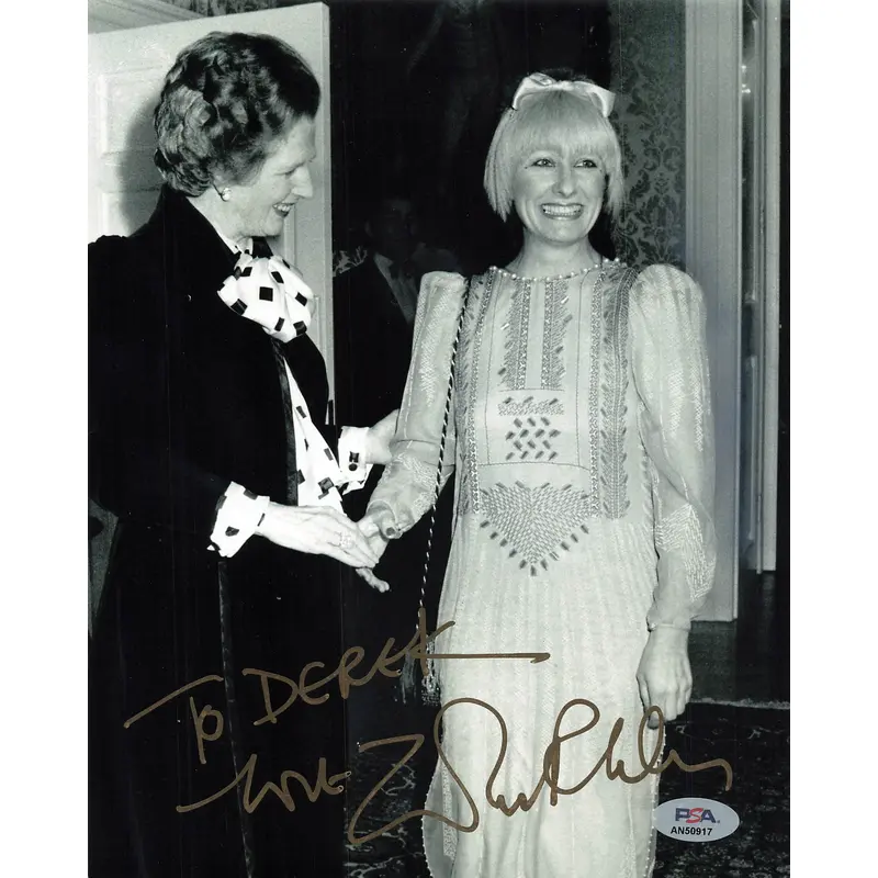 Zandra Rhodes signed 8x10 photo PSA/DNA Autographed Fashion Designer