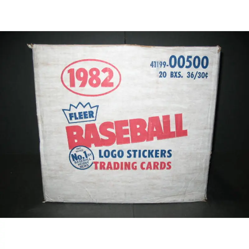 1982 Fleer Baseball Unopened Wax Case (20 Box) (Sealed)