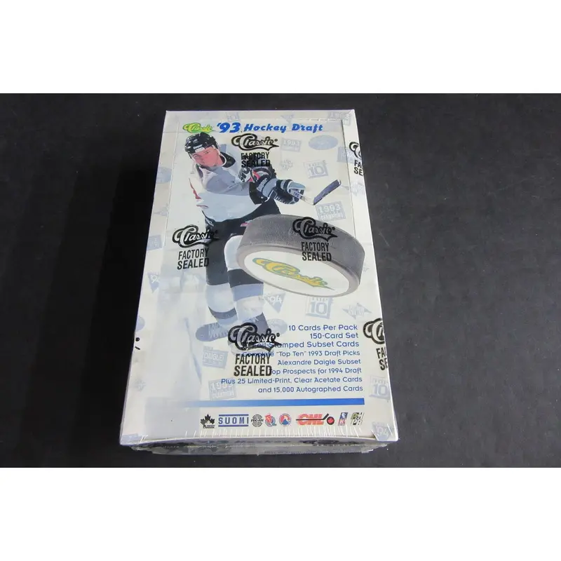 1993 Classic Draft Hockey Box