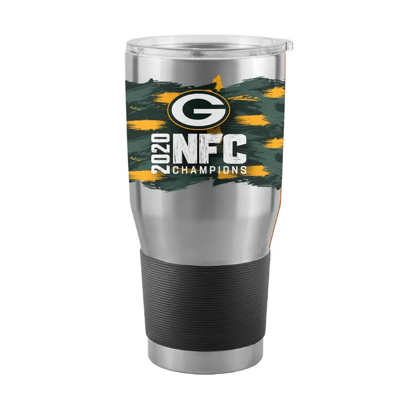 GB Packer Pro 2021 NFC Champs Logo 30oz Stainless Tumbler