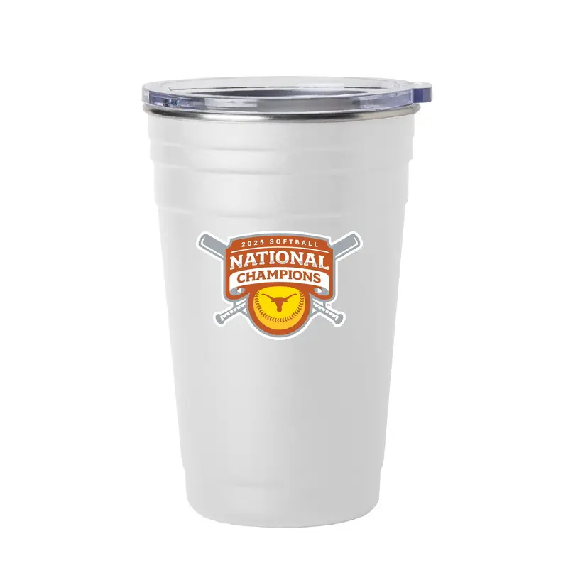 Texas 2025 Softball Champions 22oz Stainless Cup