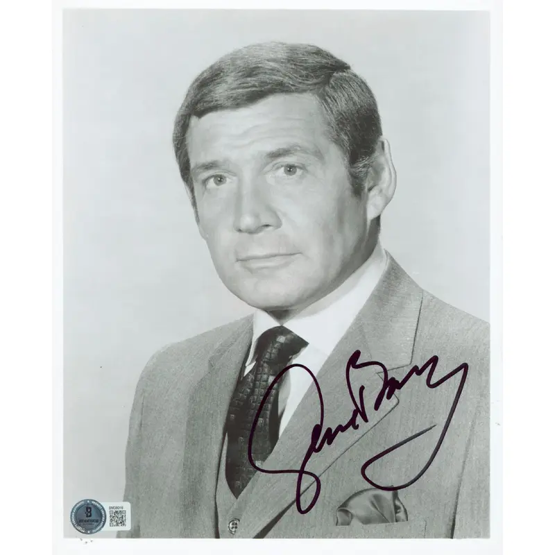 Gene Barry  The War of The Worlds Authentic Signed 8x10 Photo BAS #BM38016