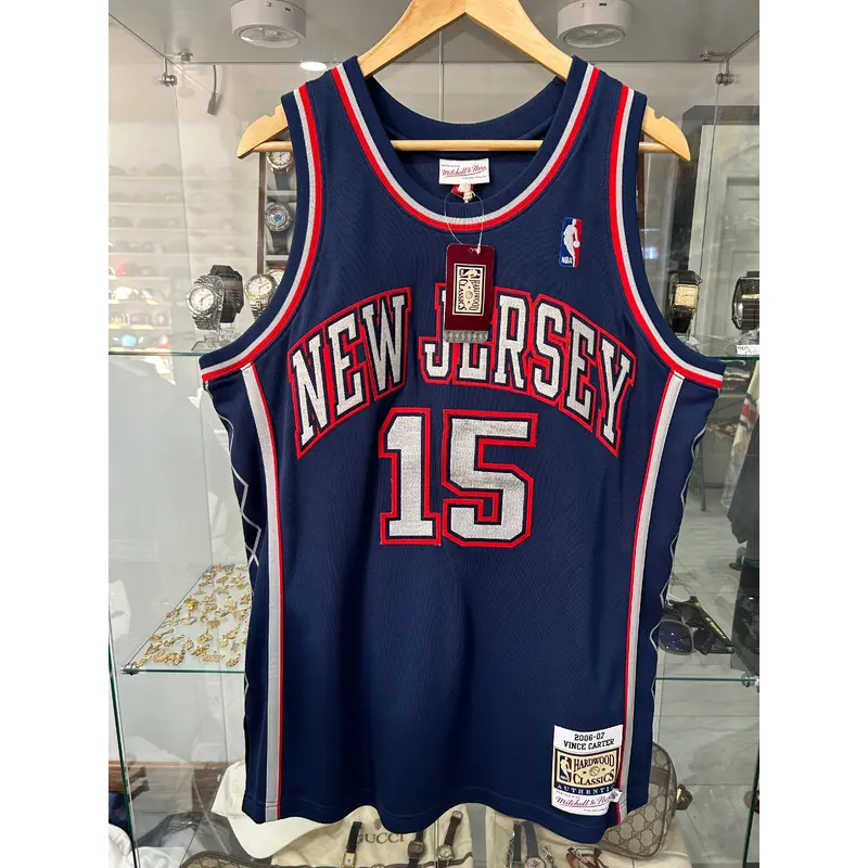 Mitchell and Ness New Jersey Nets Vince Carter Authentic Jersey 44 Large BNWT