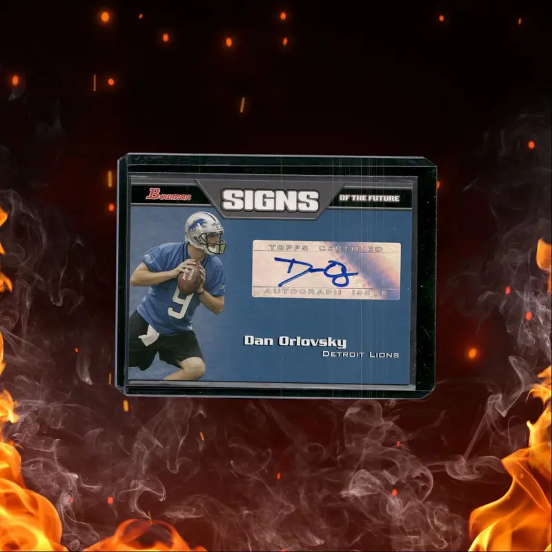 2005 Topps Bowman Dan Orlovsky Auto #SF-DO