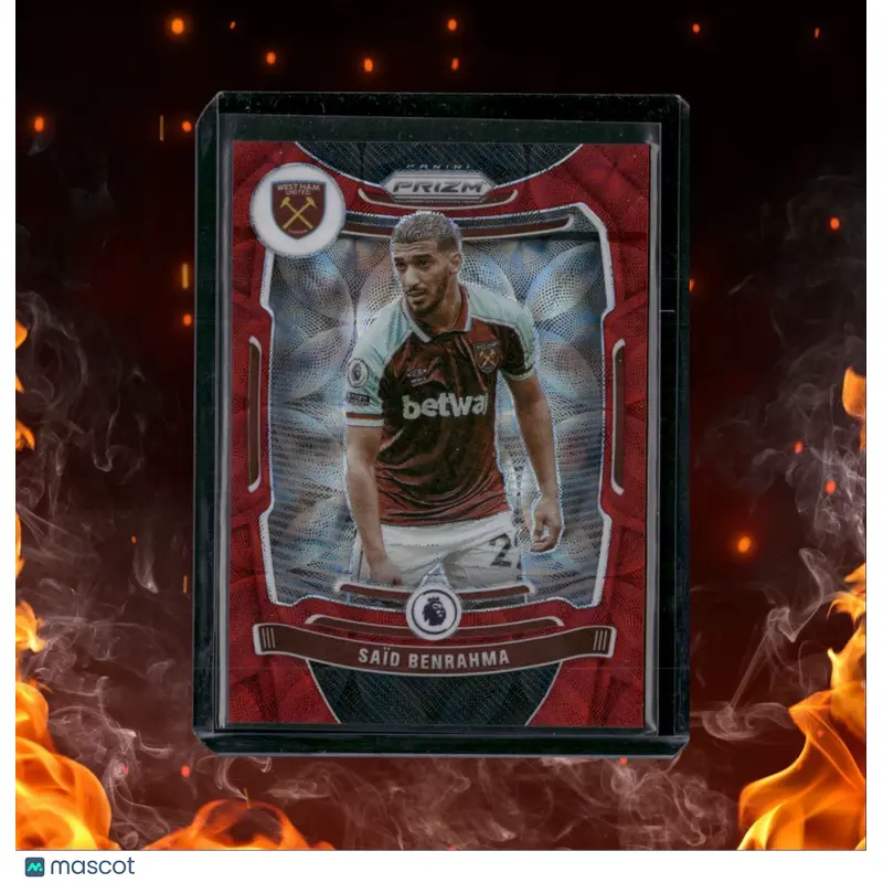2021 Panini Prizm Premier League Said Benrahma Scope Choice Red Prizm 27/29 #234