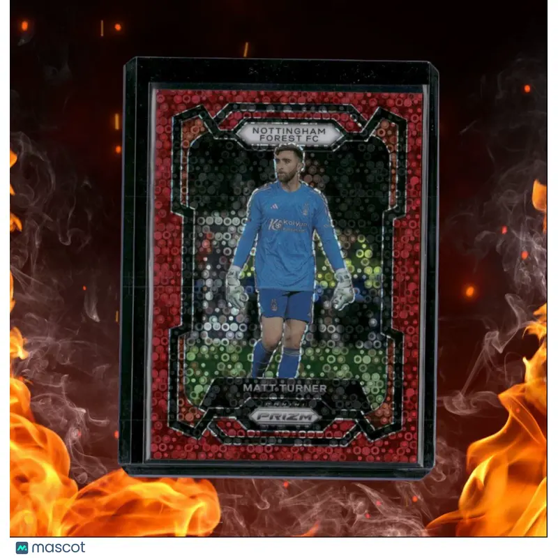 2023 Panini Prizm Premier League Matt Turner Red Fast Break Disco Prizm 33/49