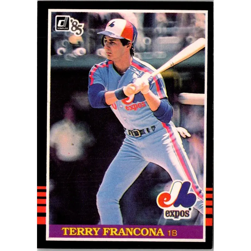 1985 Donruss Terry Francona #132