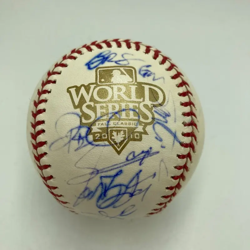 2010 San Francisco Giants World Series Champs Team Signed Baseball JSA COA