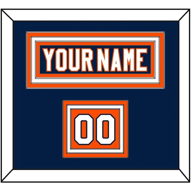 New York Nameplate & Number (Shoulder) - Home Blue (2007-2010) - Triple Mat 2