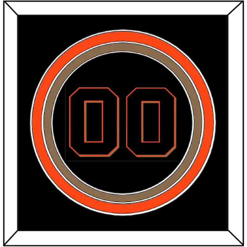 San Francisco Number - Alternate Black (2001-2002) - Triple Mat 2