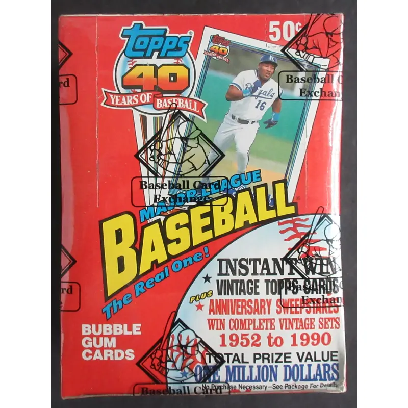 1991 Topps Baseball Unopened Wax Box (FASC)