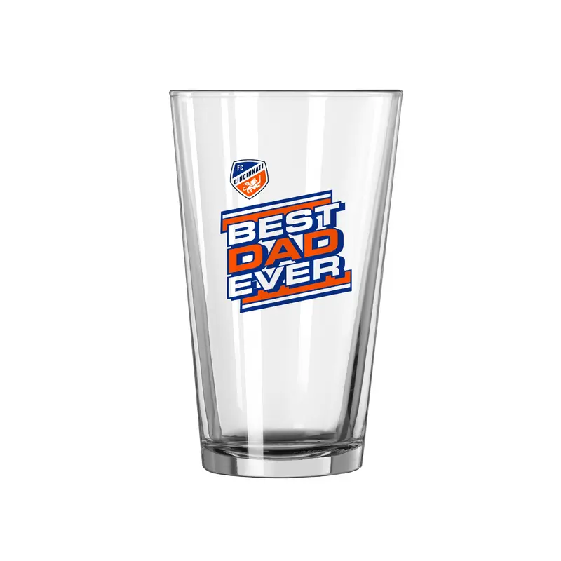 FC Cincinnati 16oz Best Dad Ever Pint Glass