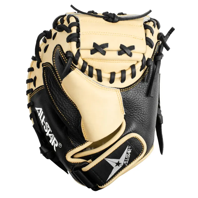 All-Star AF Focus Framer 29" Fastpitch Training Catchers Mitt/Glove - Black and Tan