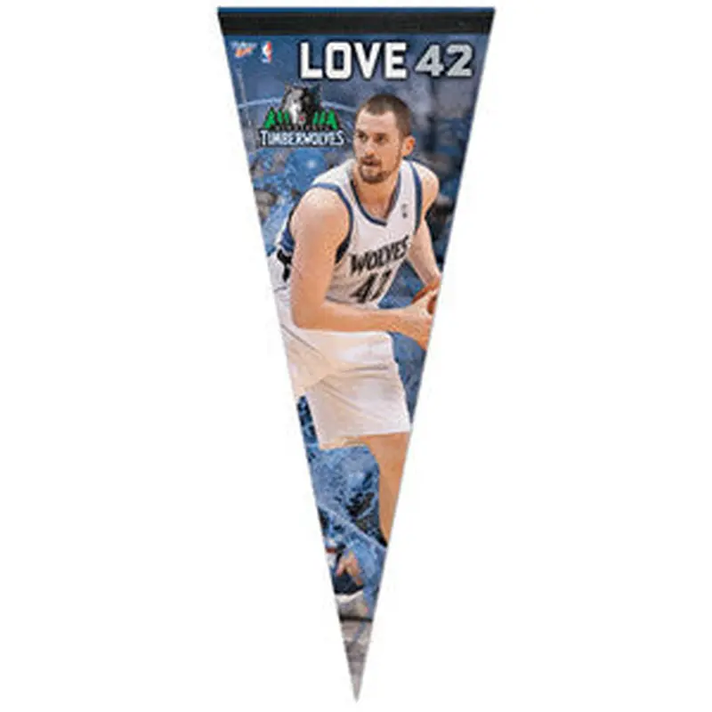 Kevin Love "T-Wolf" Premium Felt Pennant - Wincraft Inc.