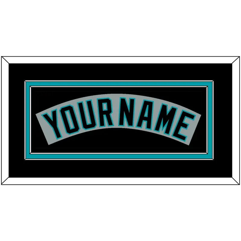 Florida Nameplate - Road Gray (1993-2001) - Double Mat 4