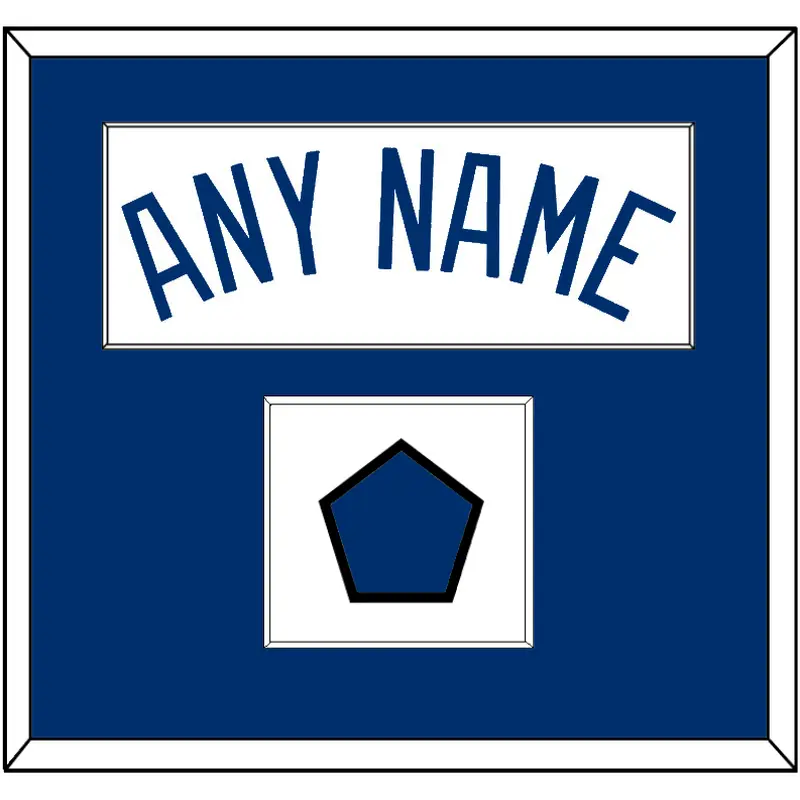 Los Angeles Name & Logo Patch - Home White (2007-2023) - Single Mat 1