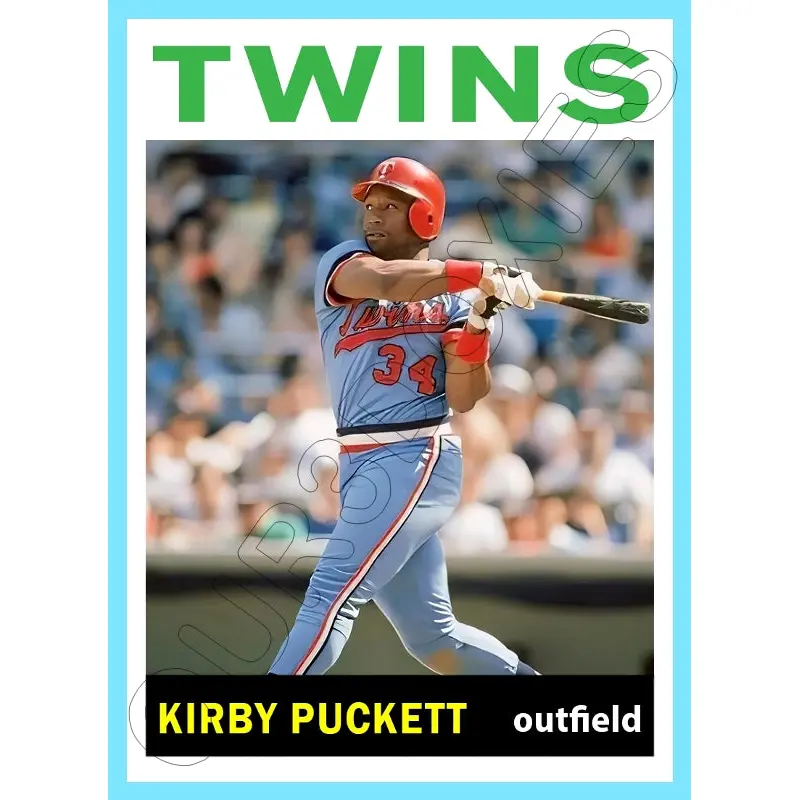 Kirby Puckett 1964 Topps Custom Card - 4381
