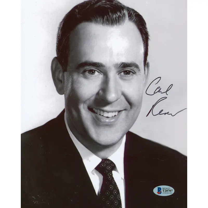 Carl Reiner The Dick Van Dyke Show Authentic Signed 8x10 Photo BAS #T20707