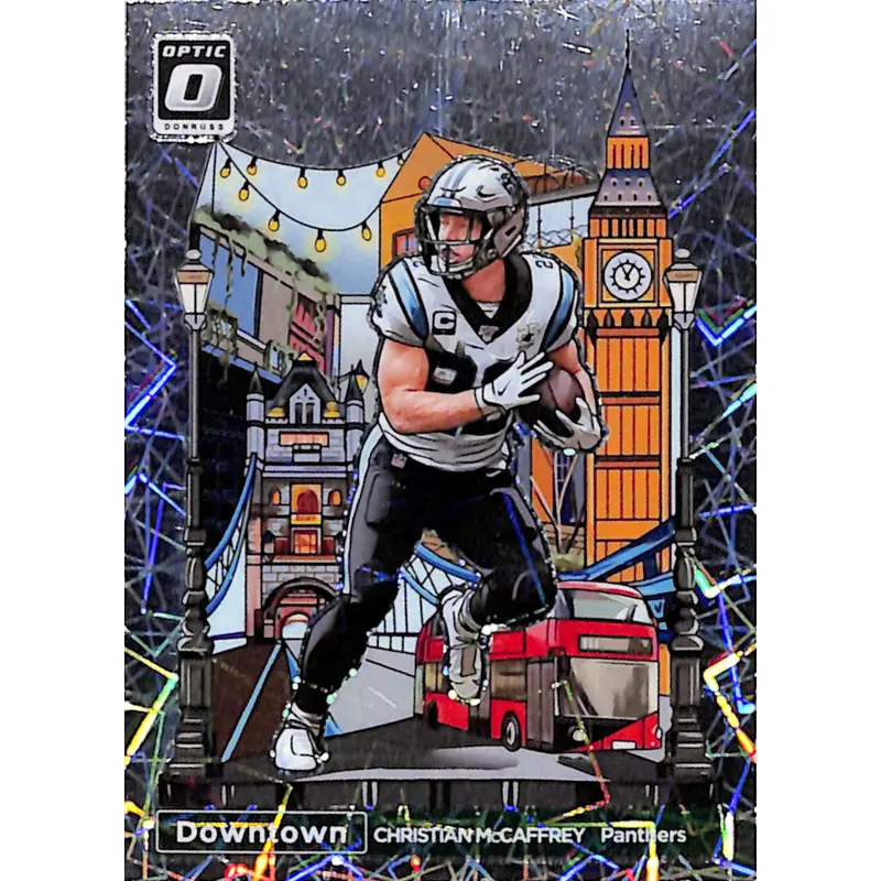 Christian McCaffrey 2023 Donruss Optic Downtown