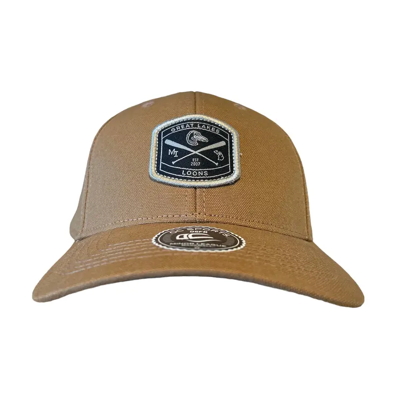 Great Lakes Loons OC Sports Tan Offseason Adjustable Cap