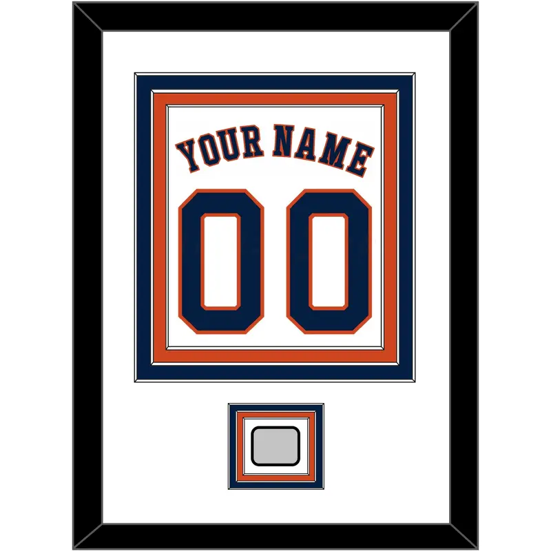 Houston Name, Number & World Series Champions Patch - Home White - Triple Mat 1