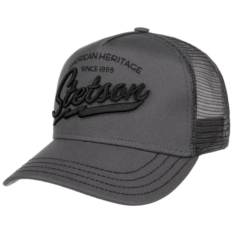 Stetson American Heritage Classic Trucker Cap - Grey