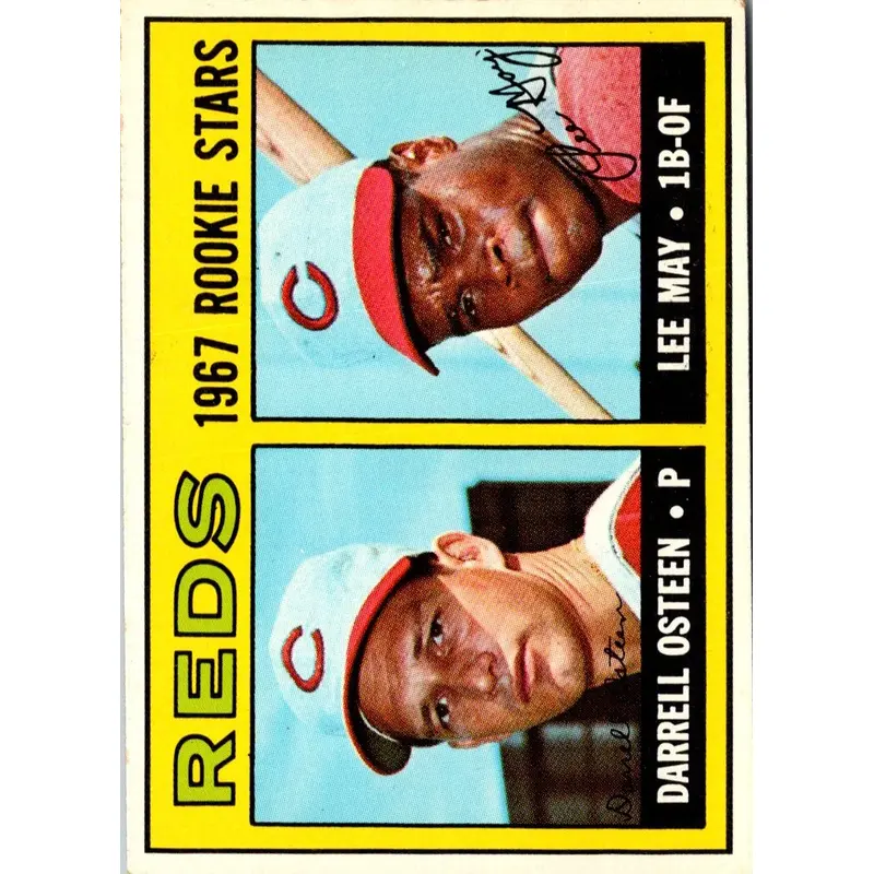1967 Topps Lee May / OSTEEN #222 Rookie VG-EX
