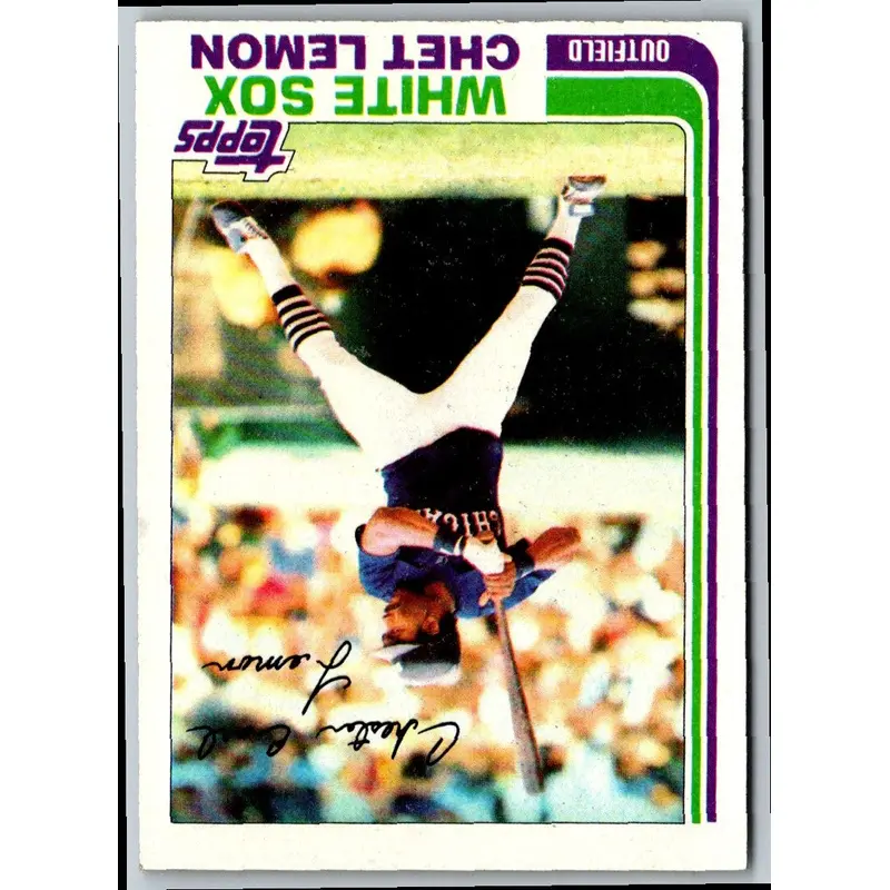 1981 Topps Coca-Cola Chicago White Sox Chet Lemon #8