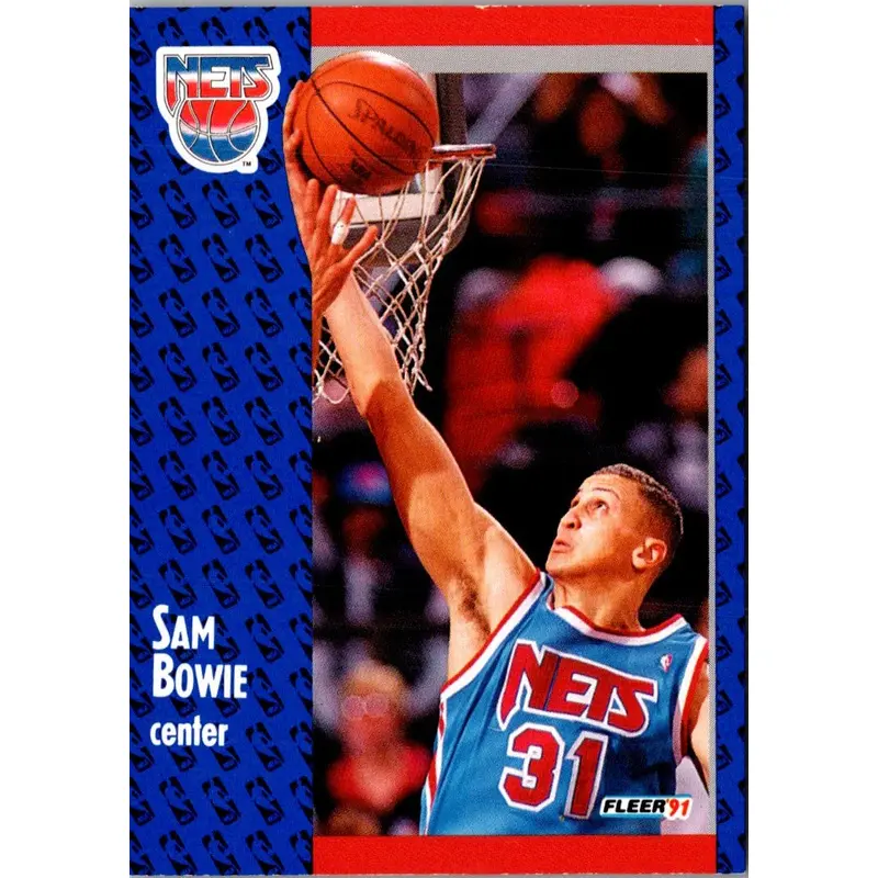 1991 Fleer Sam Bowie #129