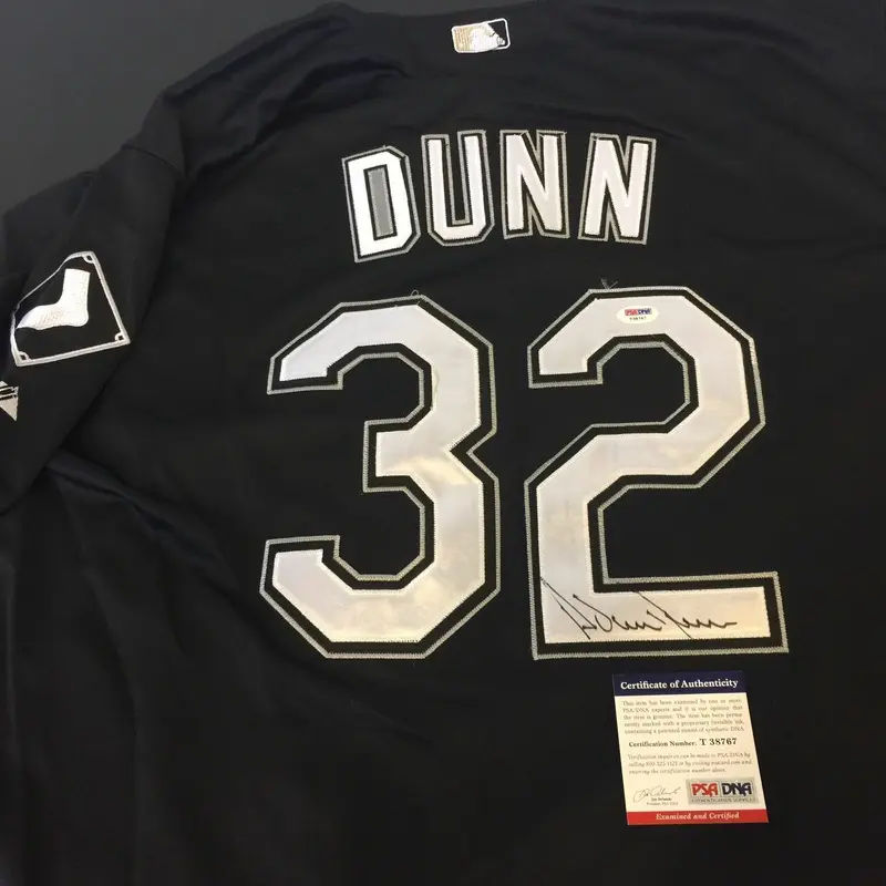 Adam Dunn Signed Autographed Authentic Majestic Chicago White Sox Jersey PSA DNA