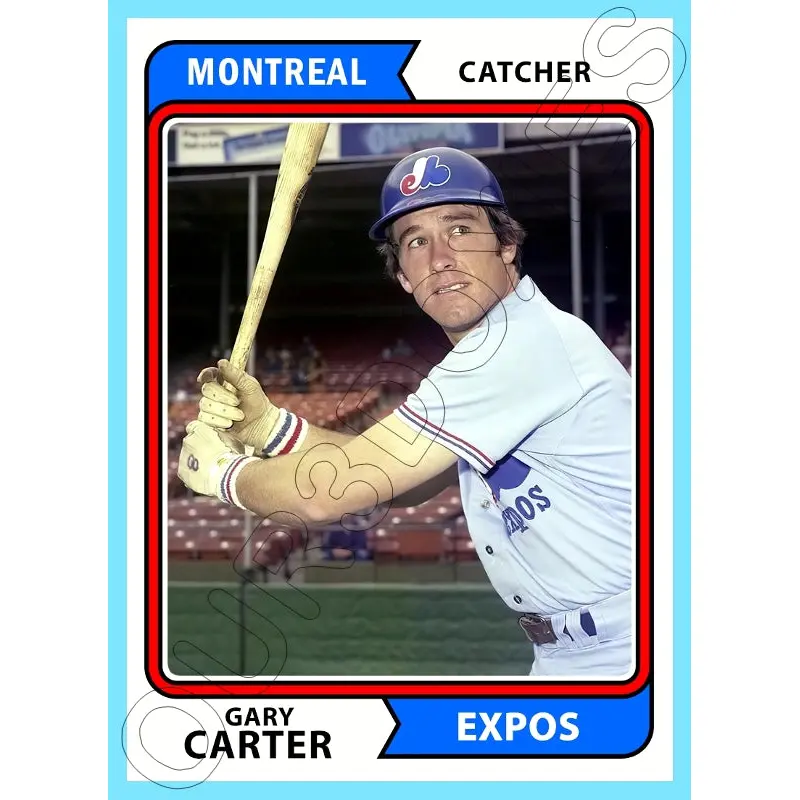 Gary Carter 1974 Topps Custom Card - 4806
