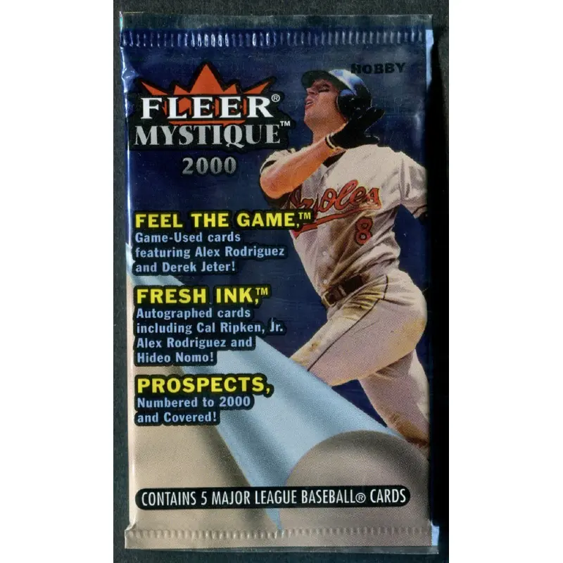 2000 Fleer Mystique Baseball Unopened Pack (Hobby) (5)