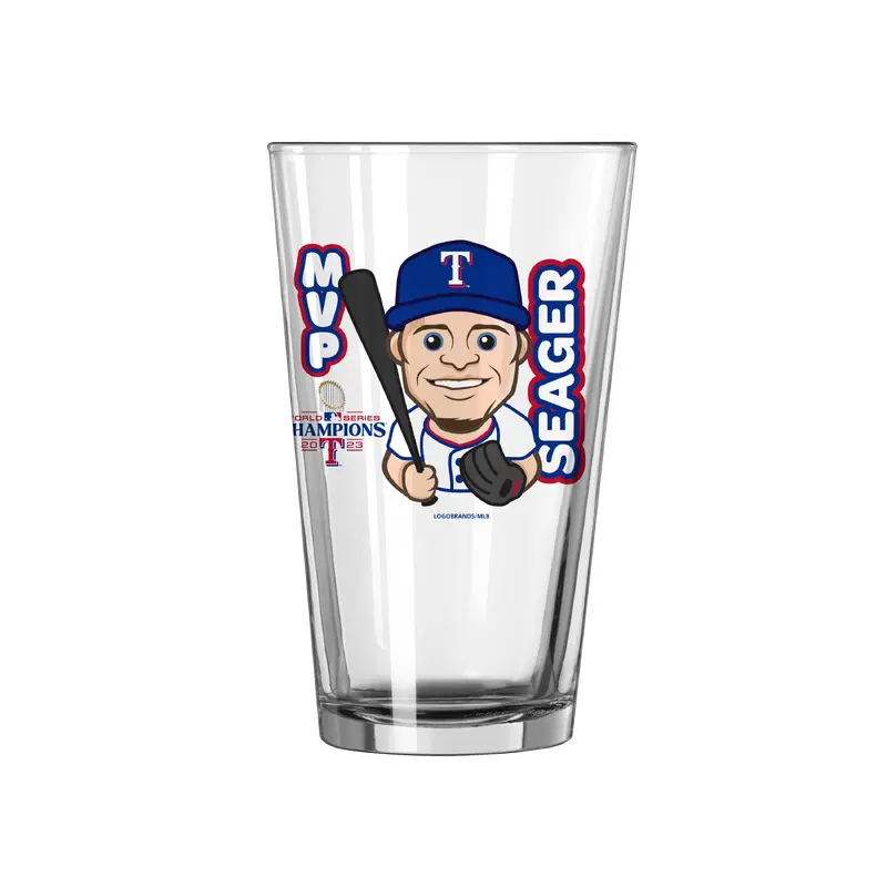 Texas Rangers 16oz 2023 World Series MVP Pint Glass