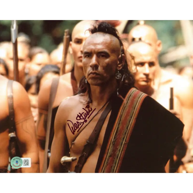 Wes Studi The Last of the Mohicans Authentic Signed 8x10 Photo BAS #BJ67469