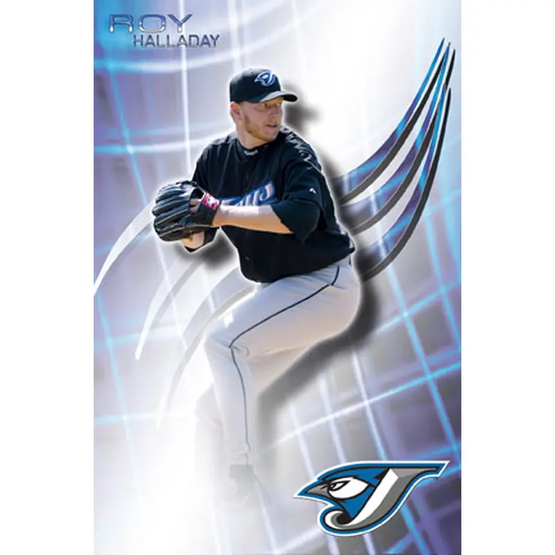 Roy Halladay "Superstar" Toronto Blue Jays MLB Action Poster - Costacos 2005