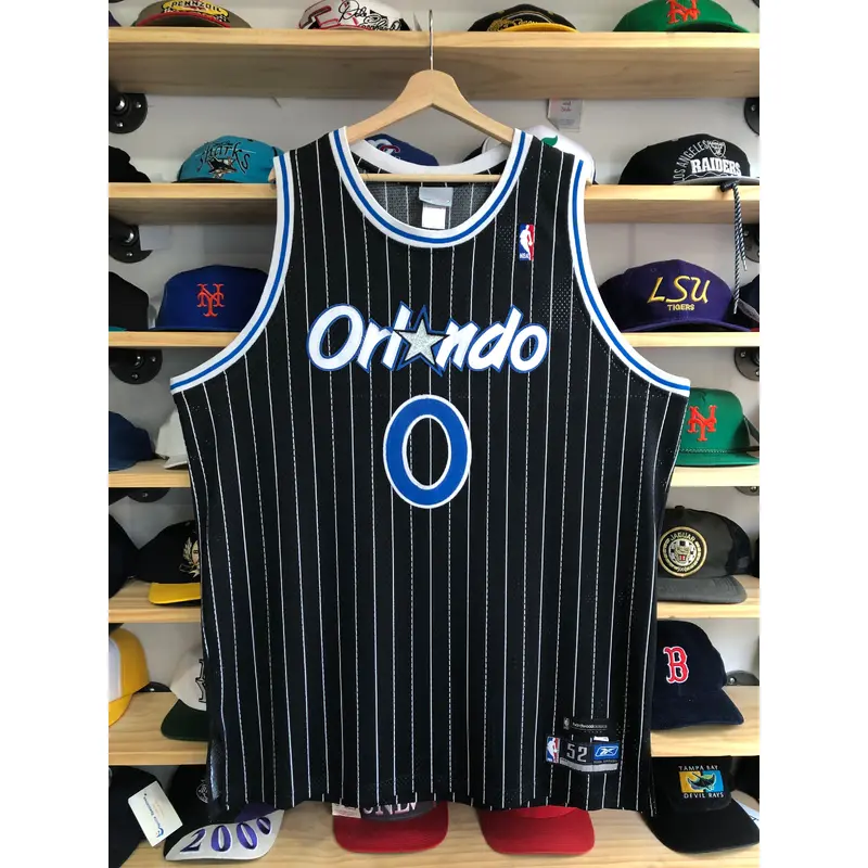 Vintage Reebok Orlando Magic Drew Gooden Authentic Pinstripe Jersey Size 52/2XL