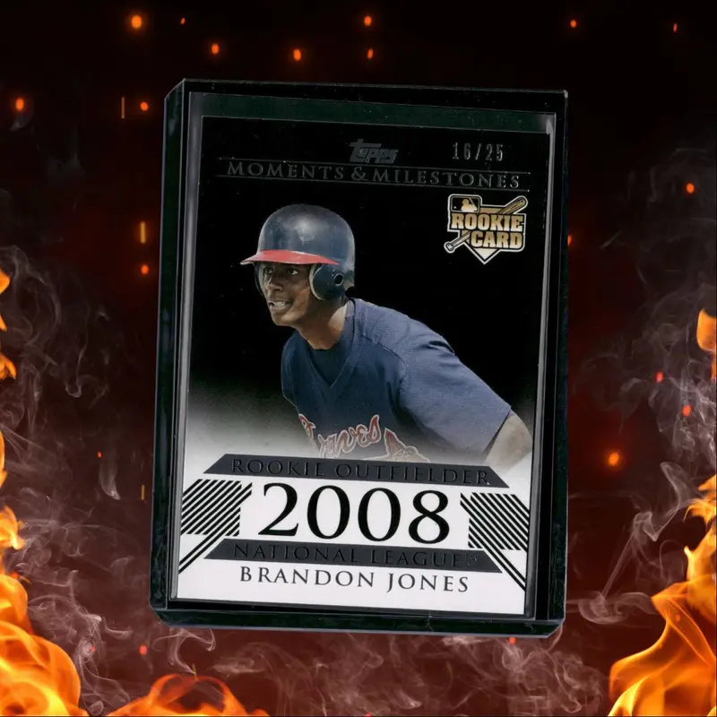 2008 Topps Moments & Milestones Black Brandon Jones 16/25 #189