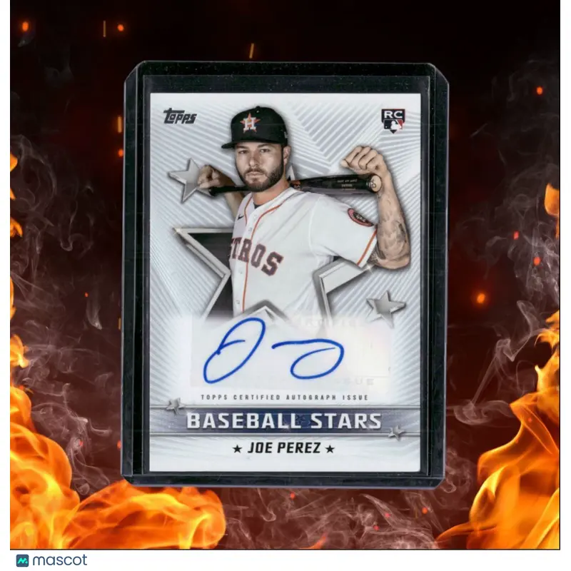 2022 Topps Update Series Joe Perez Baseball Stars Rookie Auto #BSA-JP