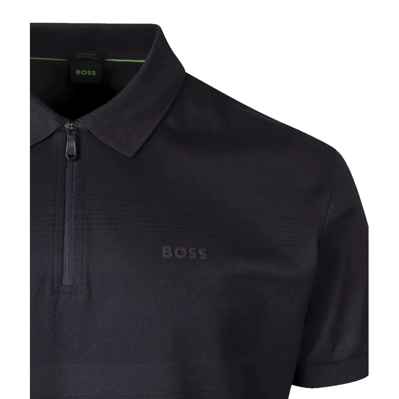 HUGO BOSS MENS POLO PHILIX PIMA DARK BLUE 50538177402