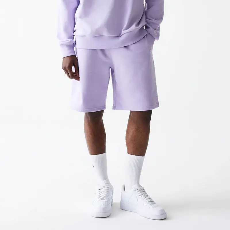 New Era Essential Pastel Purple Oversized Shorts
