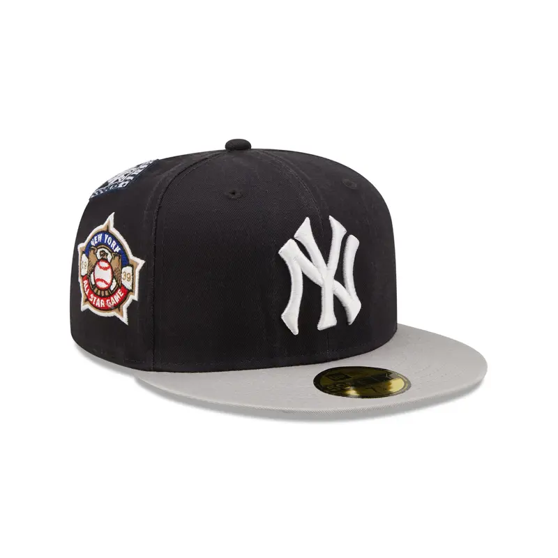 New York Yankees Cooperstown Patch 59FIFTY Cap - Navy/Gr