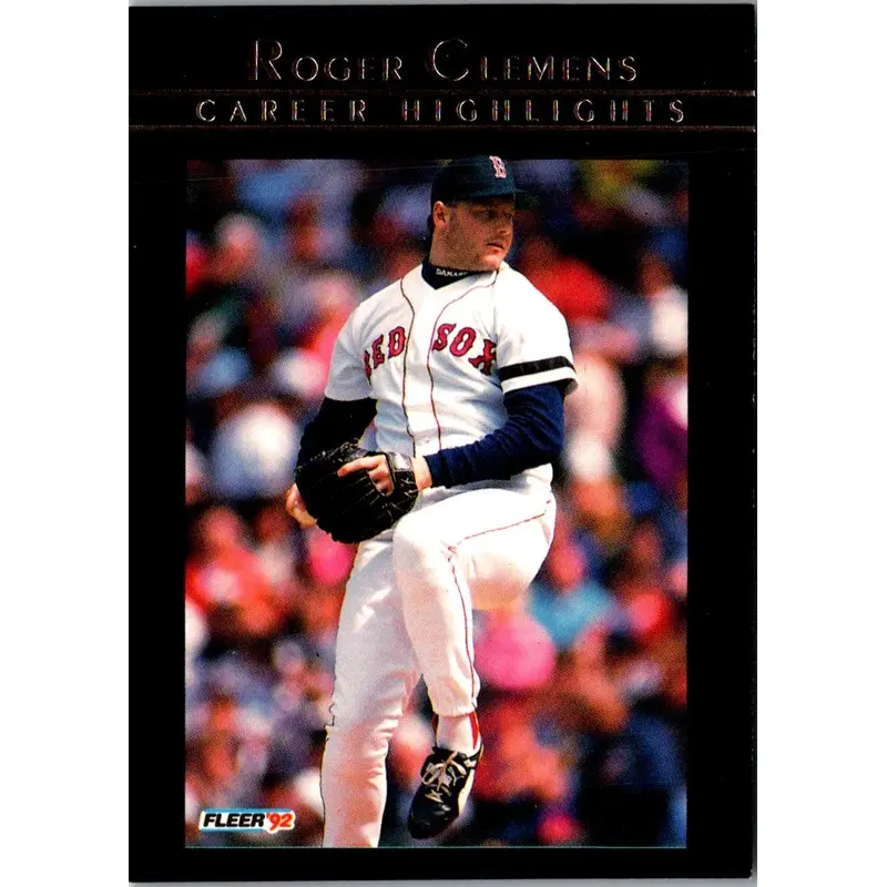 1992 Fleer Roger Clemens Roger Clemens #9