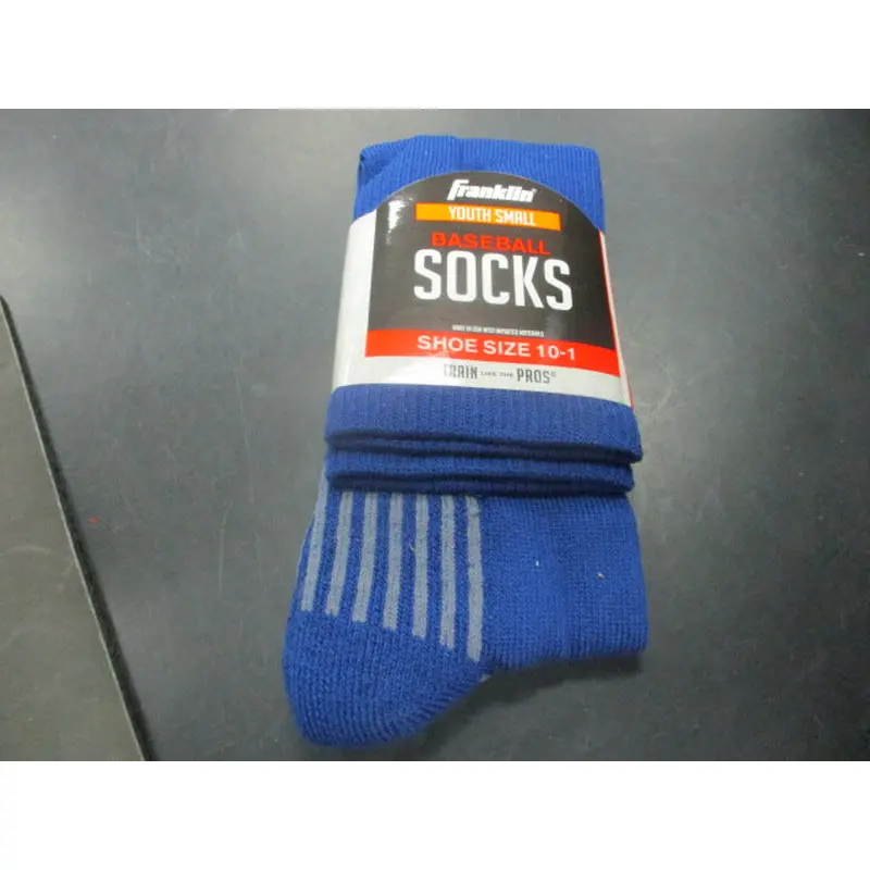 Franklin Baseball Socks Shoe Size 10-1 Royal Blue
